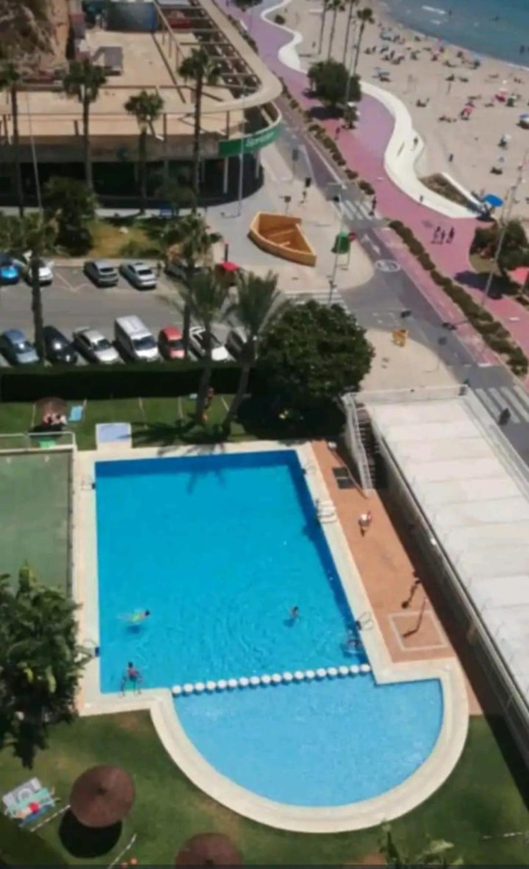 Apartamento Acapulco Luxe Piso 3 En 1A Linea Playa Poniente Benidorm Top Vistas Al Mar Espectaculares Y De Luxe Con Acceso A Piscina Y Garaje Privado Extérieur photo