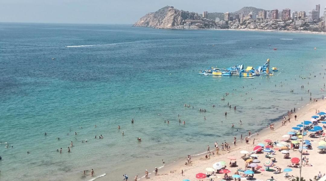 Apartamento Acapulco Luxe Piso 3 En 1A Linea Playa Poniente Benidorm Top Vistas Al Mar Espectaculares Y De Luxe Con Acceso A Piscina Y Garaje Privado Extérieur photo