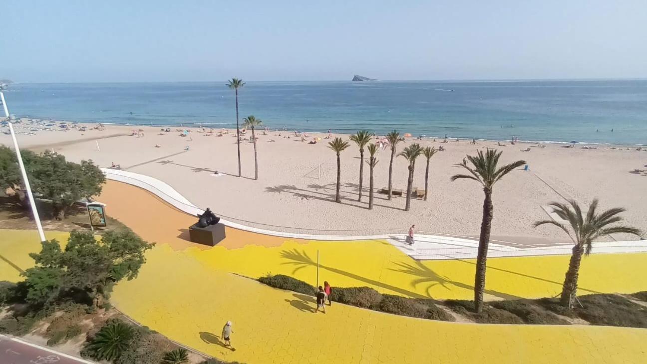 Apartamento Acapulco Luxe Piso 3 En 1A Linea Playa Poniente Benidorm Top Vistas Al Mar Espectaculares Y De Luxe Con Acceso A Piscina Y Garaje Privado Extérieur photo